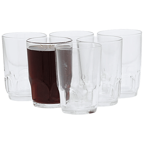 Buy Yera Glass Tumbler Conical, Food Grade, Odour & Stain Free Online