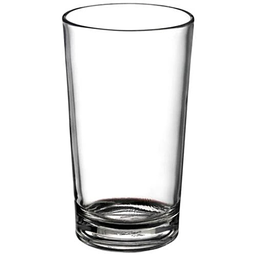 Yera Glass Tumbler - Straight, With Heavy Bottom, Food Grade, Odour & Stain Free, 280 ml (Set of 6) 