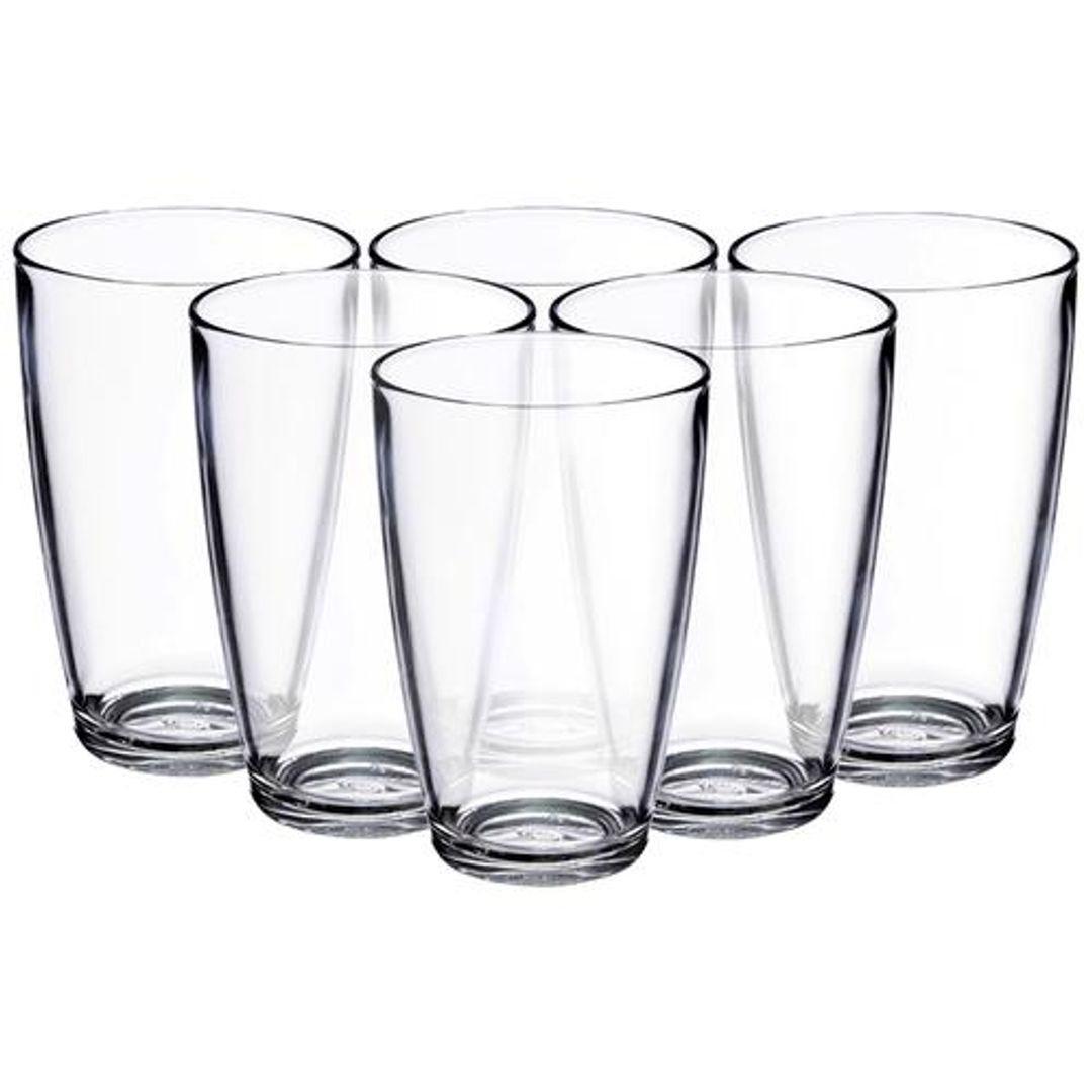 Yera Water/Juice Glass - Parabolic, 285 ml (Set of 6)