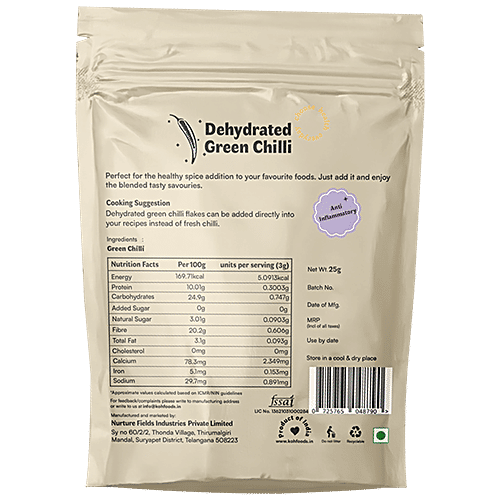 Buy Koh! Dehydrated Green Chilli AntiInflammatory Online at Best