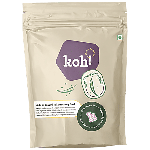 Buy Koh! Dehydrated Green Chilli AntiInflammatory Online at Best