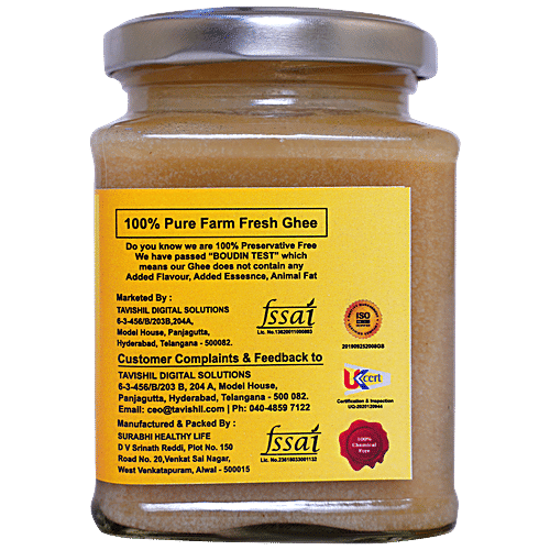 Buy TAVISHIL Organic Buffalo Ghee Rich In Omega3 Online at Best