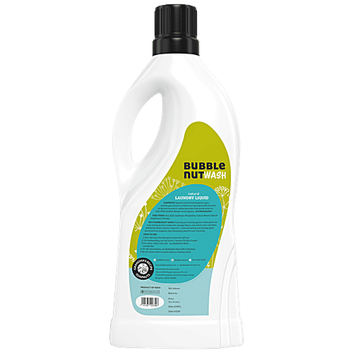 Buy Bubblenut Wash Natural Laundry Liquid Detergent Tough On Stains
