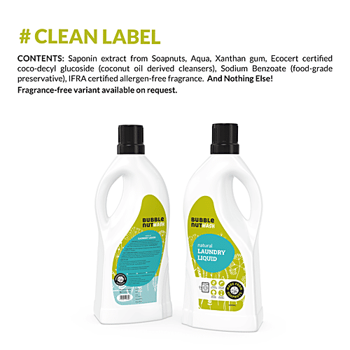 Buy Bubblenut Wash Natural Laundry Liquid Detergent Tough On Stains