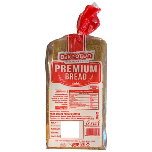 Bake O Fun Premium Bread - Soft, Healthy, Rich In Nutrients, 350 g Pouch 