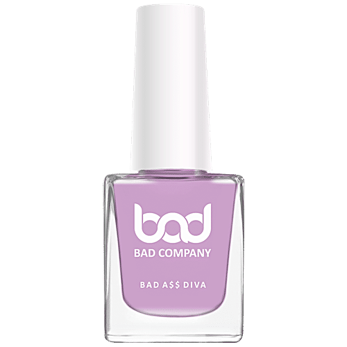 Bad Company No Toxin Nail Lacquer - Long-Lasting, Pigmented, 10 ml All In 64 