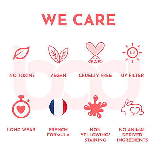 Bad Company No Toxin Nail Lacquer - Long-Lasting, Pigmented, 10 ml All In 64 