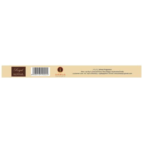 Ishwar Mangalam Royal Sandal Premium Incense Sticks/Agarbattis - Long-Lasting Fragrance, 100 g  
