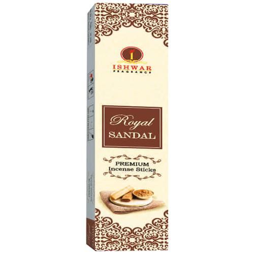 Ishwar Mangalam Royal Sandal Premium Incense Sticks/Agarbattis - Long-Lasting Fragrance, 100 g  