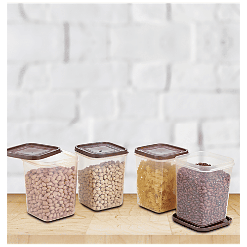 Buy Joyo plastics Kitchen Classic Container Set Transparent Plain