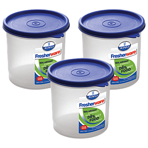 Buy JOYO Fresherware Container 34, Blue, Shrink Wrap, Leakproof