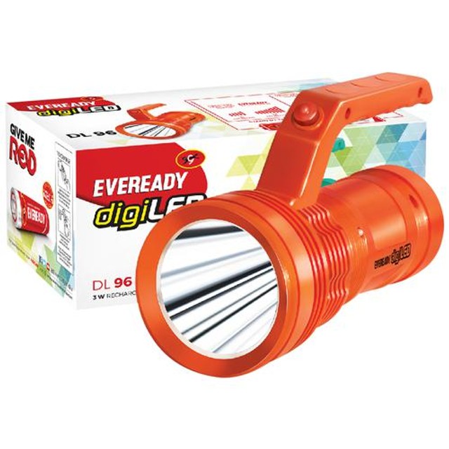 Eveready Bicycle Lights Eveready Commander Trendy Plastic Torch