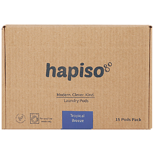 Buy Hapiso Laundry Pods Tropical Breeze, For Machine Wash, Long