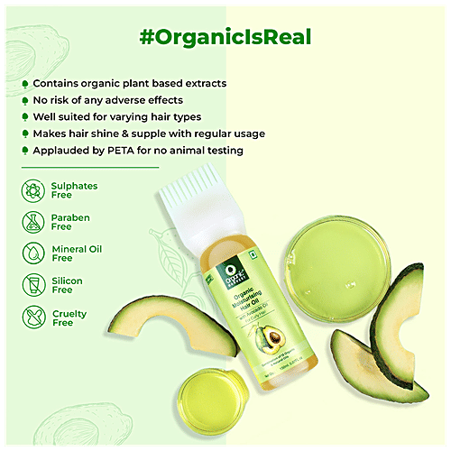 Buy Organic Harvest Moisturising Hair Oil With Avocado & Natural Oils