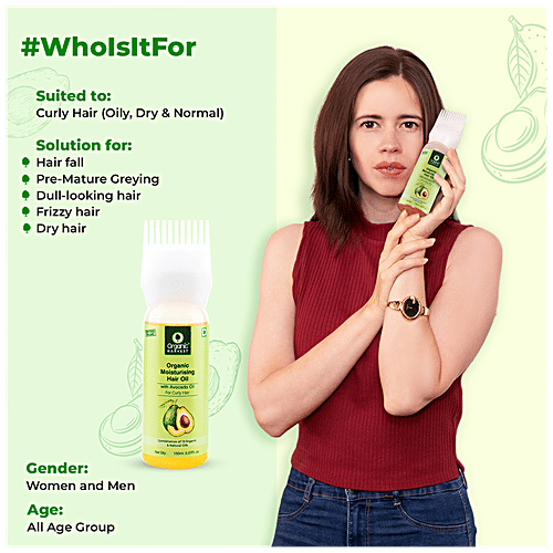 Buy Organic Harvest Moisturising Hair Oil With Avocado & Natural Oils