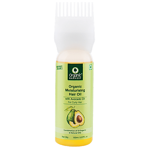 Buy Organic Harvest Moisturising Hair Oil With Avocado & Natural Oils