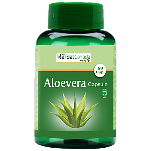 Buy Herbal Canada Aloe Vera Capsule Ayurvedic Medicine, Rich In