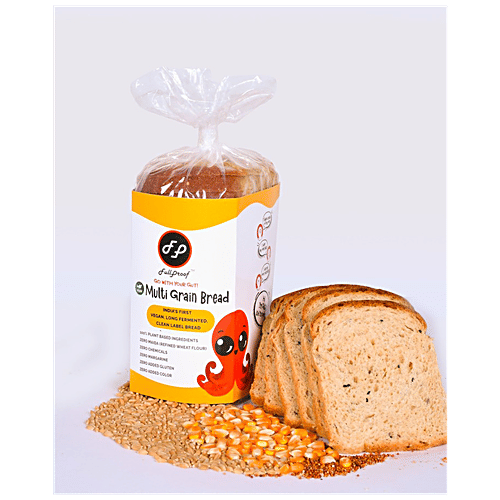 Buy Full Proof Multi Grain Bread Vegan, Goodness Of Oats & Soya, No