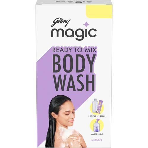 Buy Godrej Magic Ready To Mix Body Wash - Lavender Combi Pack, Makes 200 ml  Online at Best Price of Rs 65 - bigbasket