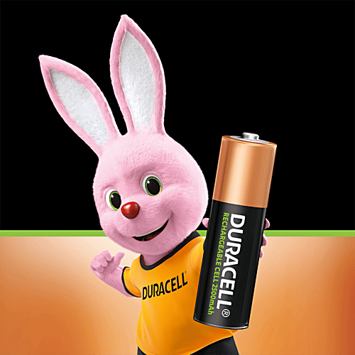 Duracell Rechargeable AA 2500mAh batteries, 4 pcs Blister Pack 
