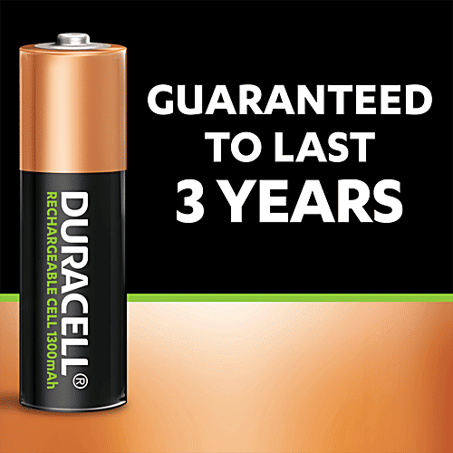 Duracell Rechargeable AA 1300mAh Batteries, 4 pcs Blister Pack