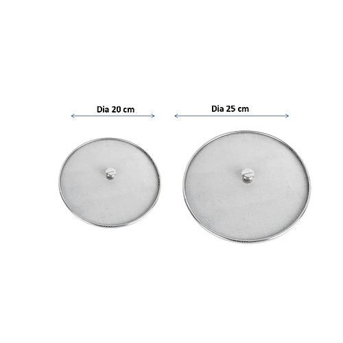 Elephant  Combo Of Net Cover No. 8 & 10 - 100% Food Grade, Stainless Steel, Anti Rust, 2 pcs  