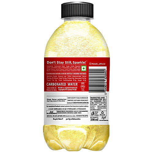 Buy Malaki Spiced Ginger Ale Hydrating, Refreshing, LowCalorie