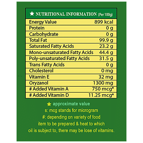 NATURE PURE Rice Bran Cooking Oil - Adds More Flavour, Good For Heart, 2 L Jar 