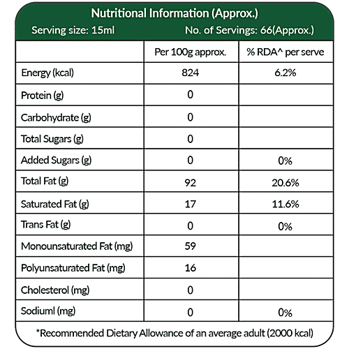 Del Monte Olive Pomace Oil - Cholesterol & Trans Fat-Free, For Cooking, Deep Frying, 500 ml  Cholesterol & Trans Fat-Free
 Ideal for Cooking & Deep Frying