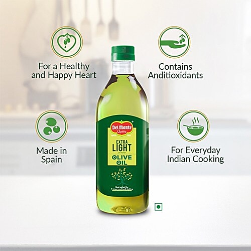 Buy Del Monte Extra Light Olive Oil Rich In Antioxidants, Cholesterol