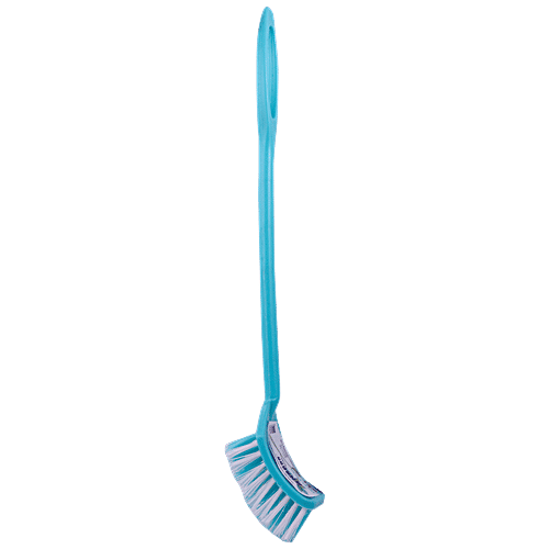Shagun  Toilet Brush Single Hockey ST-209 - With Soft Bristles, Ergonomic Design, Convenient, 1 pc  