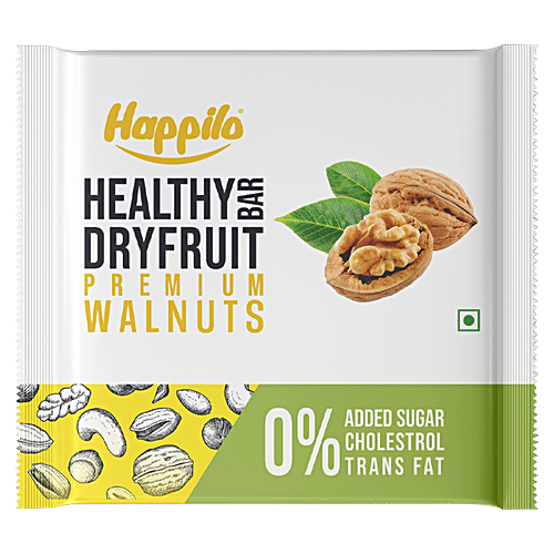 Buy Happilo Premium Walnut Healthy Mini Dry Fruit Bar Online at Best