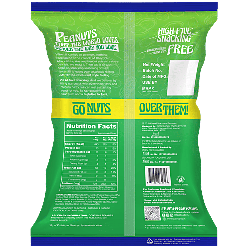 Taali Nimbu Pudina Roasted Peanuts, 140 g  Bharuchi Peanuts