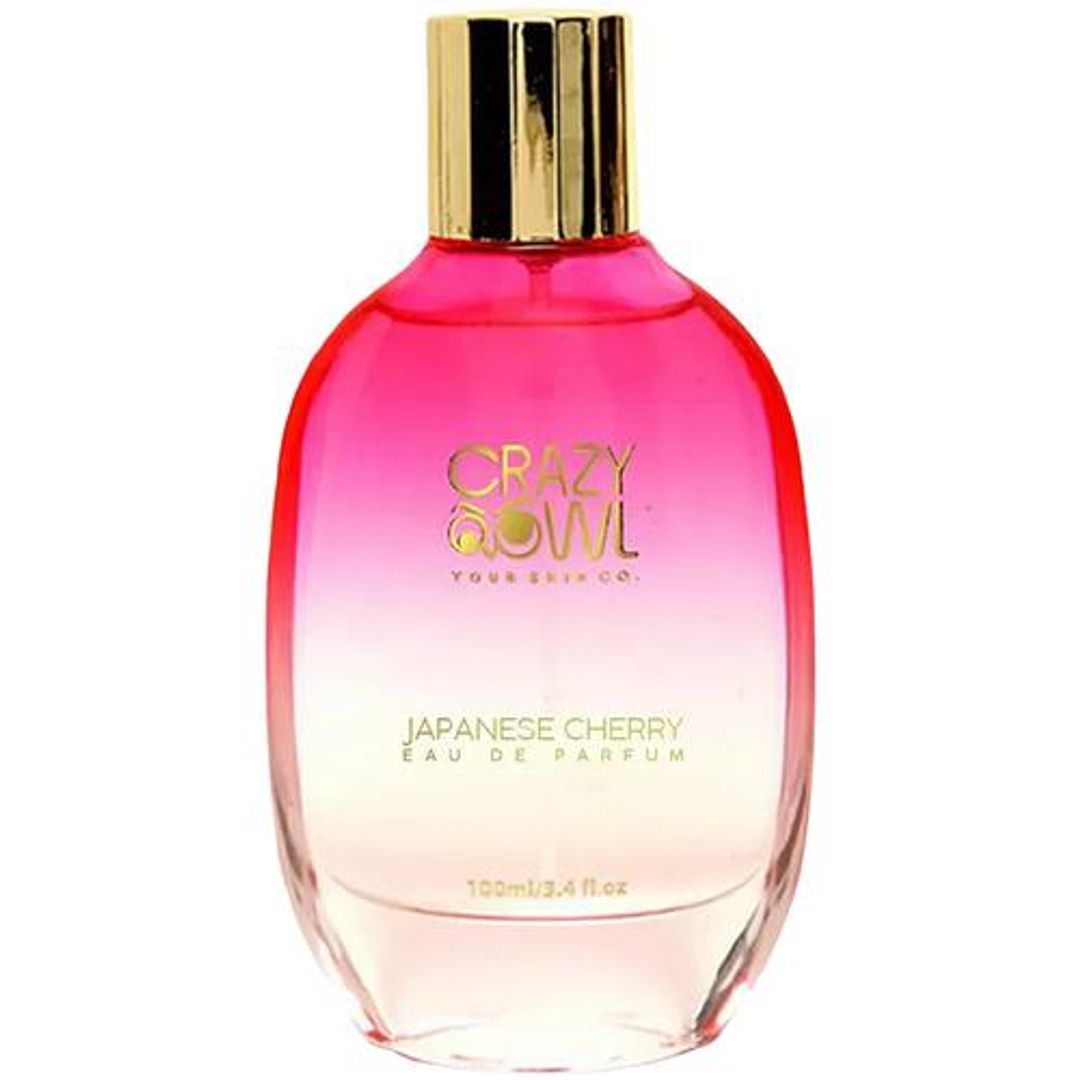 CRAZY OWL Japanese Cherry Eau De Parfum - Long Lasting Fragrance, Oriental Leather Notes, For Everyday Use, 100 ml 