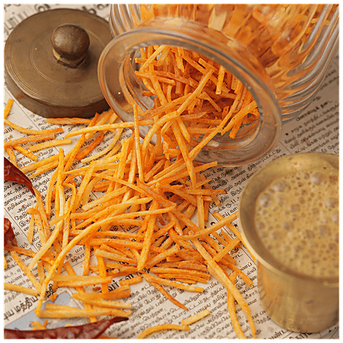 THALIGAI Maravalli Kizhangu Sticks - Delicious & Traditional Recipe, Crunchy, Mild Spice, 200 g  