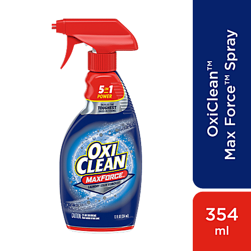 Buy Oxiclean Max Force Laundry Stain Remover Spray Gets Rid Of Grease, Oil, Dirt Online at