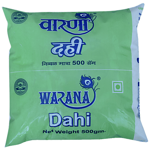 Warana Curd/Dahi - Creamy, Rich In Protein, 500 g  