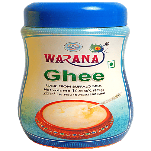 Buy Warana Buffalo Ghee Rich In Healthy Fats, For Strong Bones Online at Best Price of Rs 740