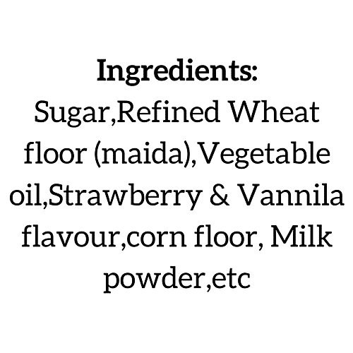 White Castle Luxury Cream Wafer Sticks - Strawberry, Sweet & Crunchy, 300 g