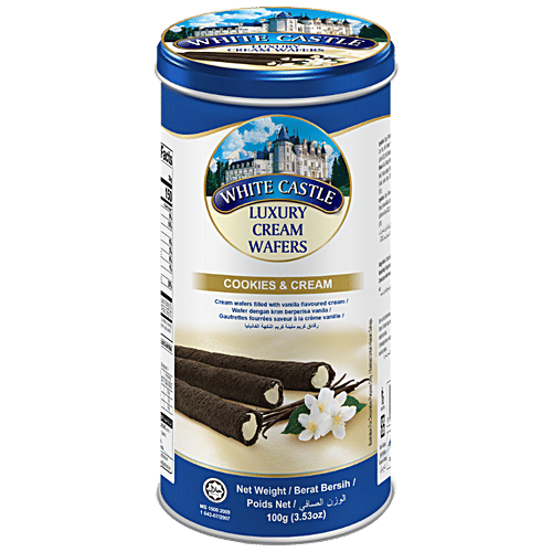 Buy White Castle Luxury Cream Wafer Sticks Cookies & Cream, Sweet