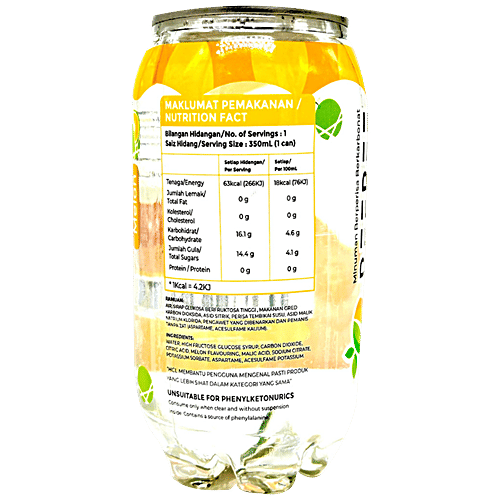 Buy BEFREE Carbonated Flavoured Drink Melon, Refreshing, Cholesterol
