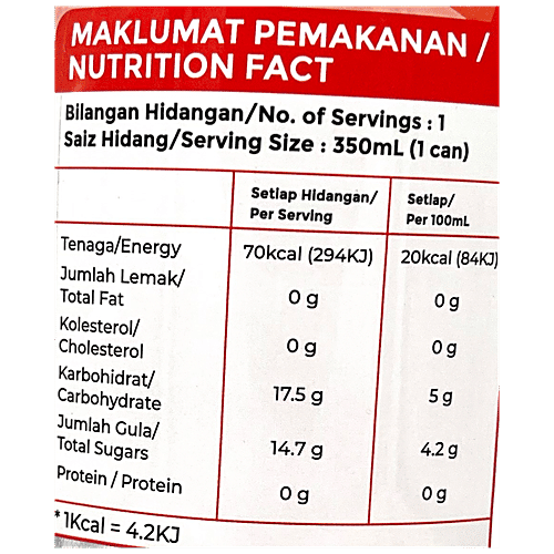 Buy BEFREE Carbonated Flavoured Drink Tangerine, Refreshing, Cholesterol Free Online at Best