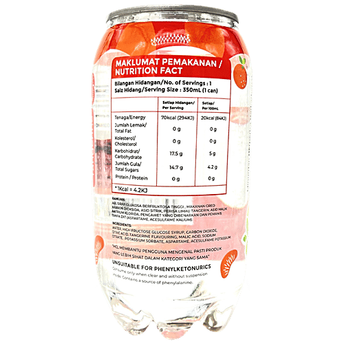Buy BEFREE Carbonated Flavoured Drink Tangerine, Refreshing, Cholesterol Free Online at Best