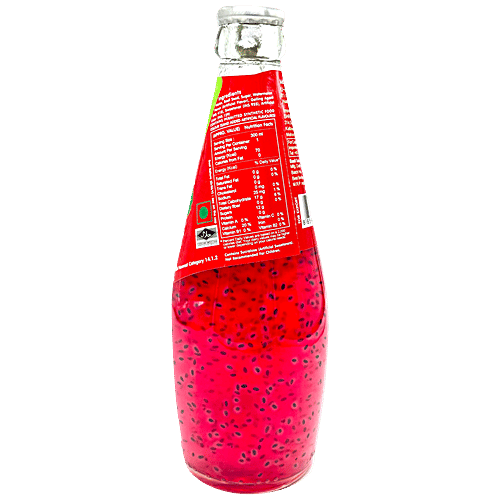Uglobe Basil Seed Drink - Watermelon Flavour, Contains No Fruits, Healthy, Refreshing, 300 ml