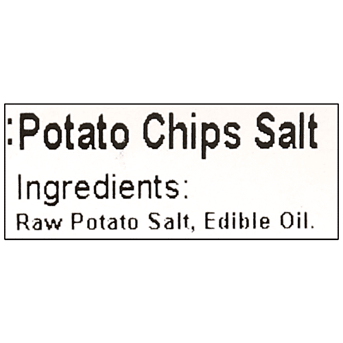 Gurujee Namkeen Potato Chips Salt - Rich, Crispy, Ready To Eat Savouries, No Preservatives, 70 g  