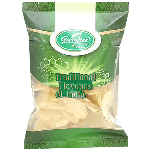 Gurujee Namkeen Potato Chips Salt - Rich, Crispy, Ready To Eat Savouries, No Preservatives, 70 g  