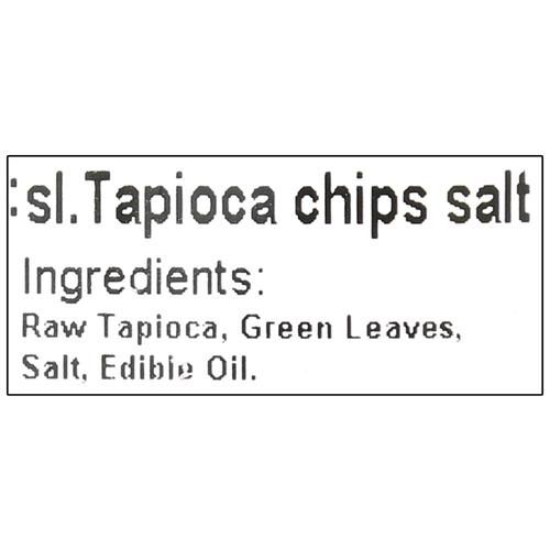 GURUJEE NAMKEEN Sliced Tapioca Chips - Salted, Crispy, Ready To Eat Savouries, No Preservatives, 150 g  