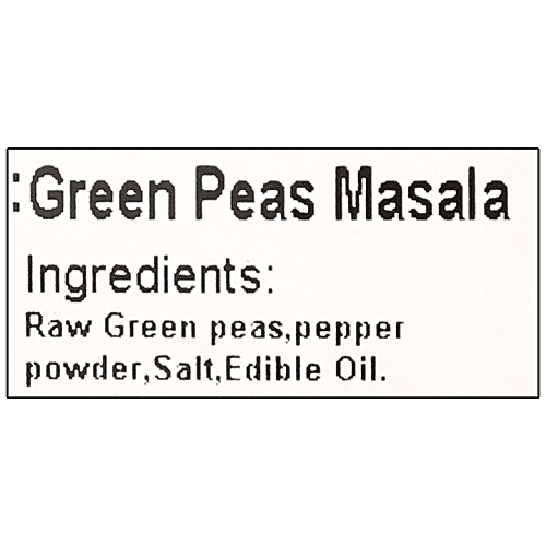 Gurujee Namkeen Green Peas Masala - Rich, Crispy, Ready To Eat Savouries, No Preservatives, 150 g