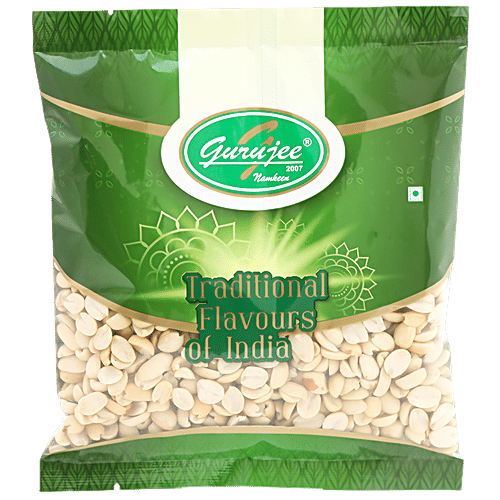 Gurujee Namkeen Groundnuts Skinless - Rich, Crispy, Ready To Eat Savouries, No Preservatives, 150 g