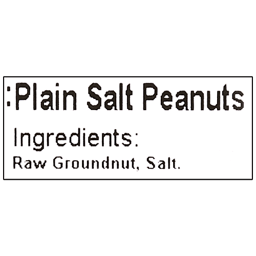Gurujee Namkeen Plain Salt Peanuts - Rich, Crispy, Ready To Eat Savouries, No Preservatives, 150 g  